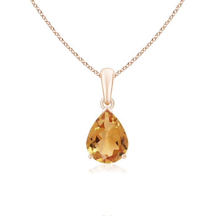 A - Citrine / 1.5 CT / 14 KT Rose Gold