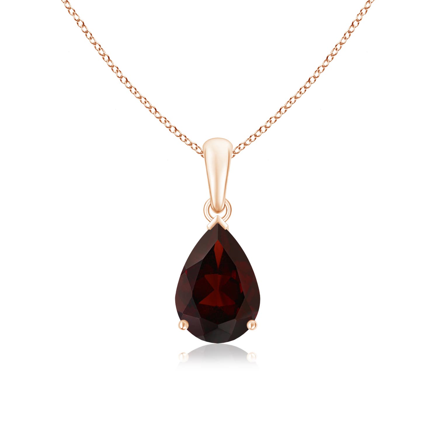 A - Garnet / 2.1 CT / 14 KT Rose Gold