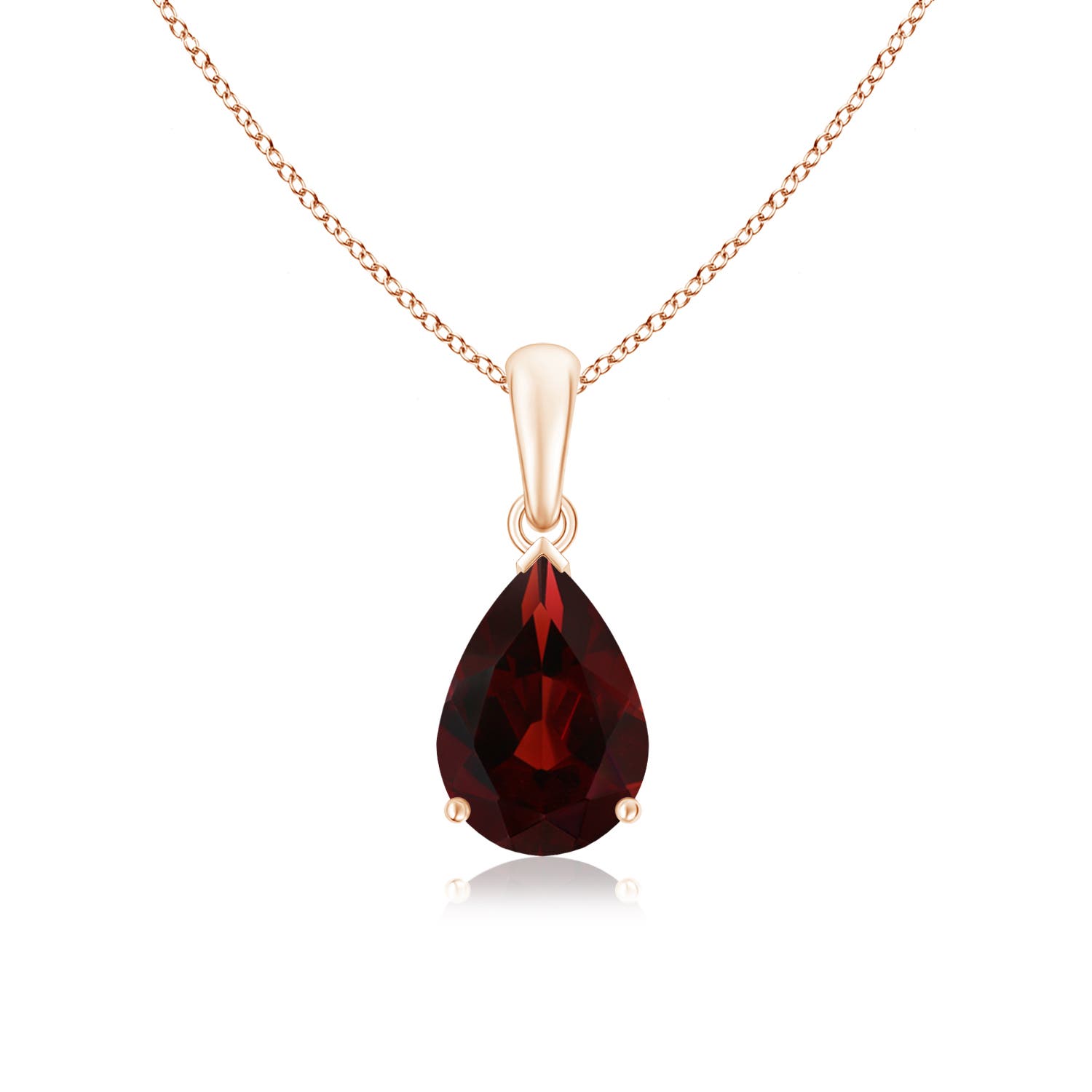 AA - Garnet / 2.1 CT / 14 KT Rose Gold