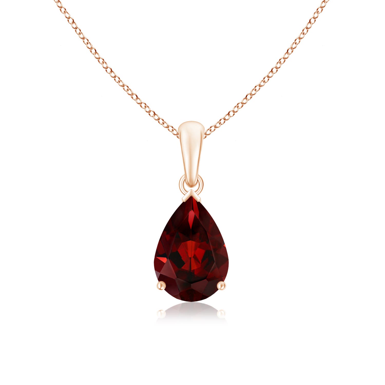 AAA - Garnet / 2.1 CT / 14 KT Rose Gold