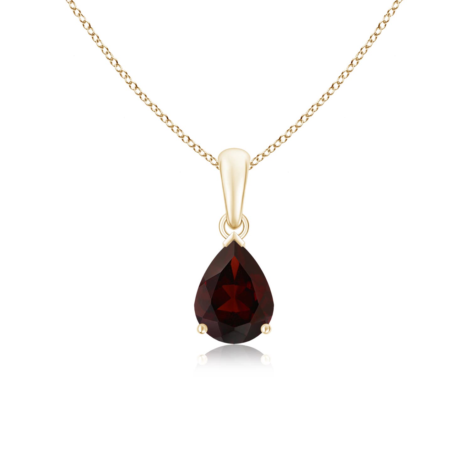 A - Garnet / 1.3 CT / 14 KT Yellow Gold