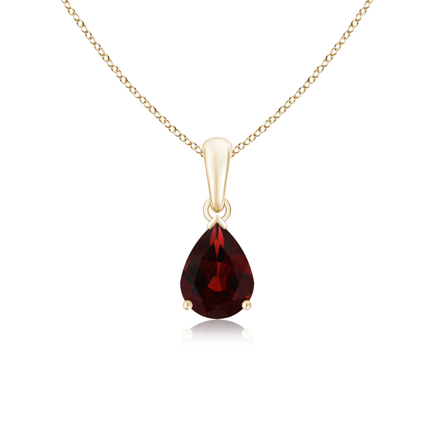 AA - Garnet / 1.3 CT / 14 KT Yellow Gold