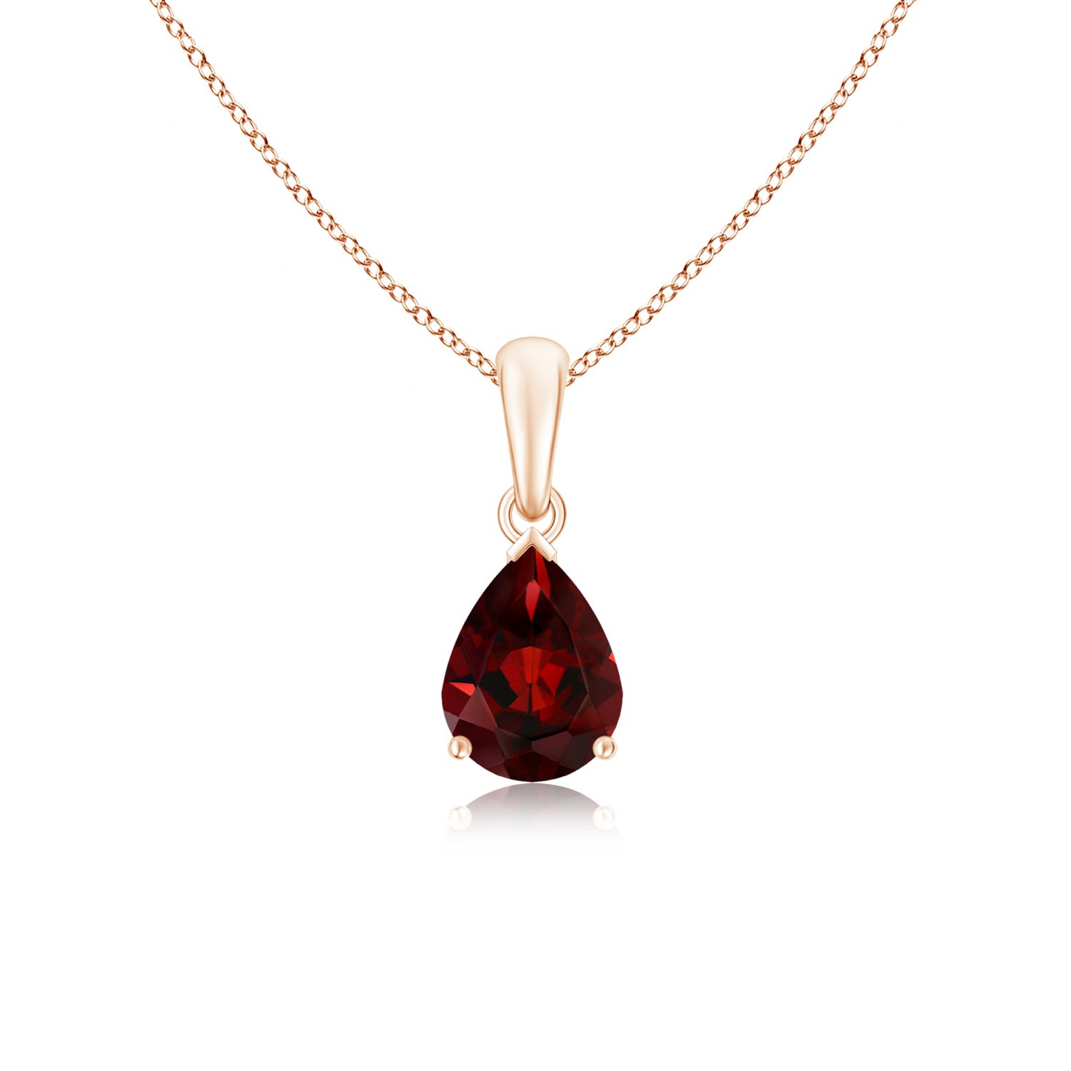 AAA - Garnet / 1.3 CT / 14 KT Rose Gold