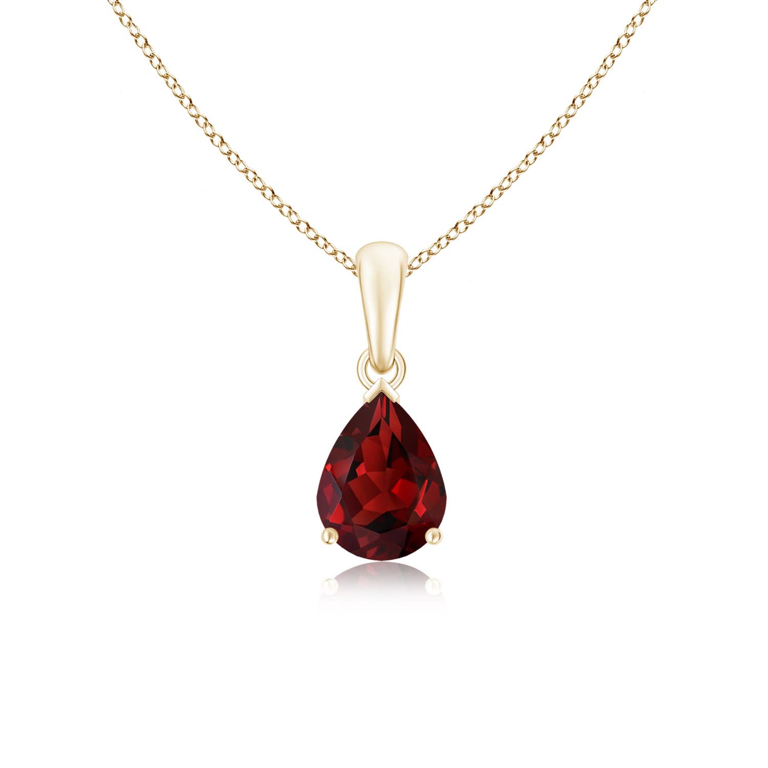 AAAA - Garnet / 1.3 CT / 14 KT Yellow Gold