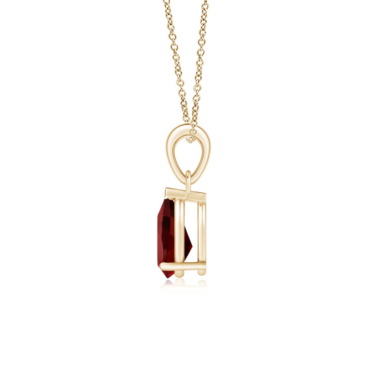 AAAA - Garnet / 1.3 CT / 14 KT Yellow Gold