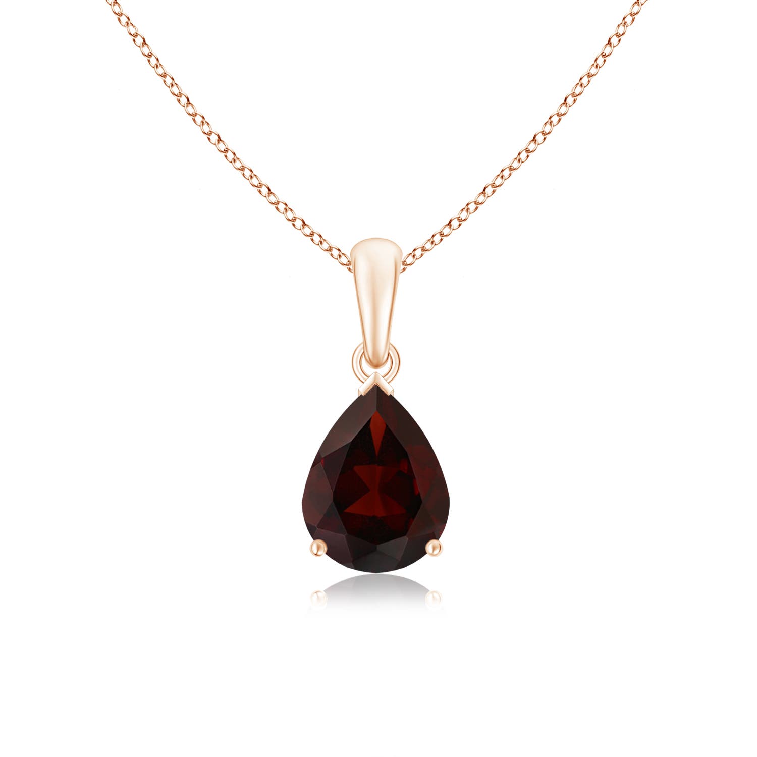 A - Garnet / 1.8 CT / 14 KT Rose Gold