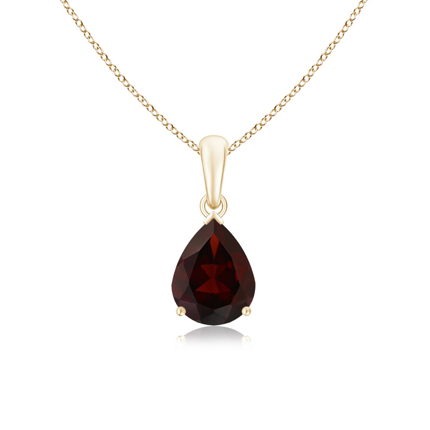 A - Garnet / 1.8 CT / 14 KT Yellow Gold