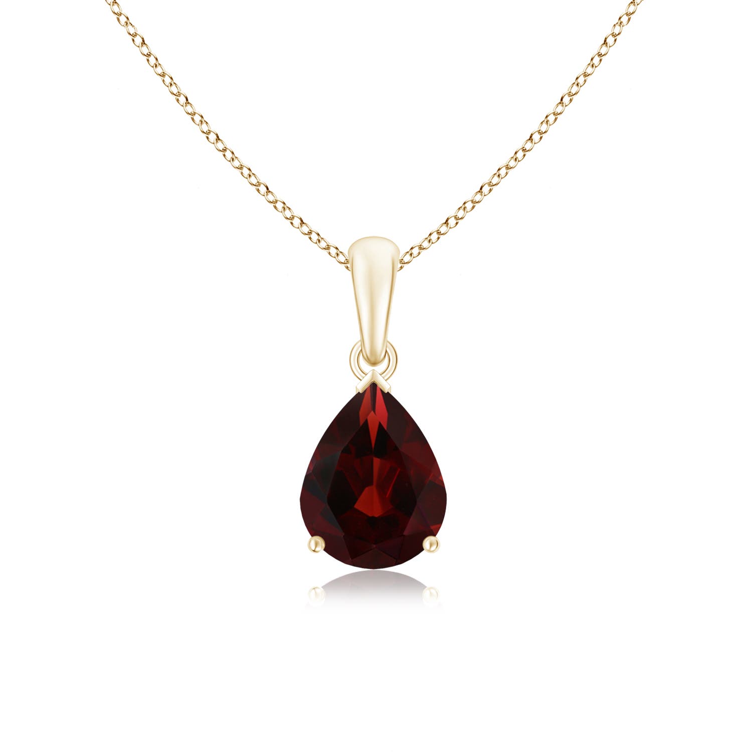 AA - Garnet / 1.8 CT / 14 KT Yellow Gold