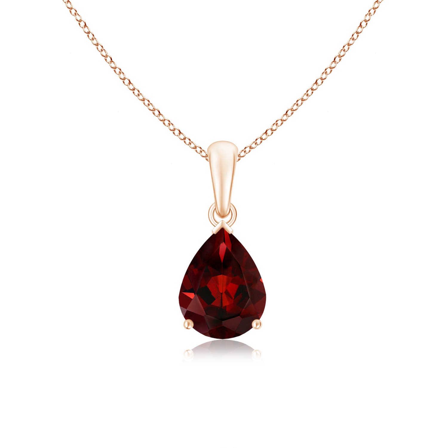 AAA - Garnet / 1.8 CT / 14 KT Rose Gold