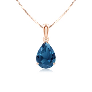 Pear AA London Blue Topaz