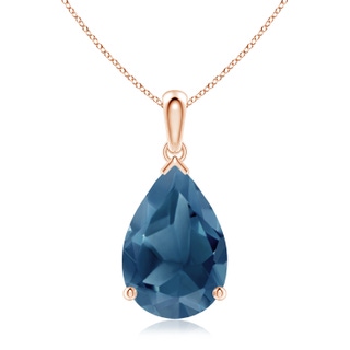 Pear A London Blue Topaz