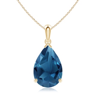 Pear AA London Blue Topaz