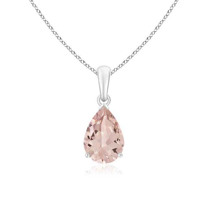 AA - Morganite / 1.6 CT / 14 KT White Gold