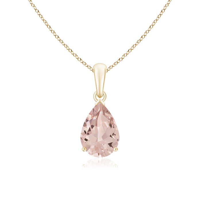 AA - Morganite / 1.6 CT / 14 KT Yellow Gold