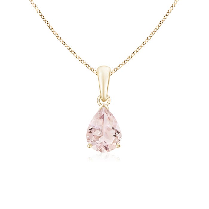 A - Morganite / 0.95 CT / 14 KT Yellow Gold