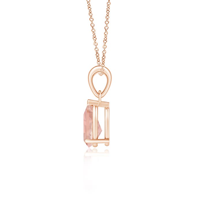 AAAA - Morganite / 0.95 CT / 14 KT Rose Gold