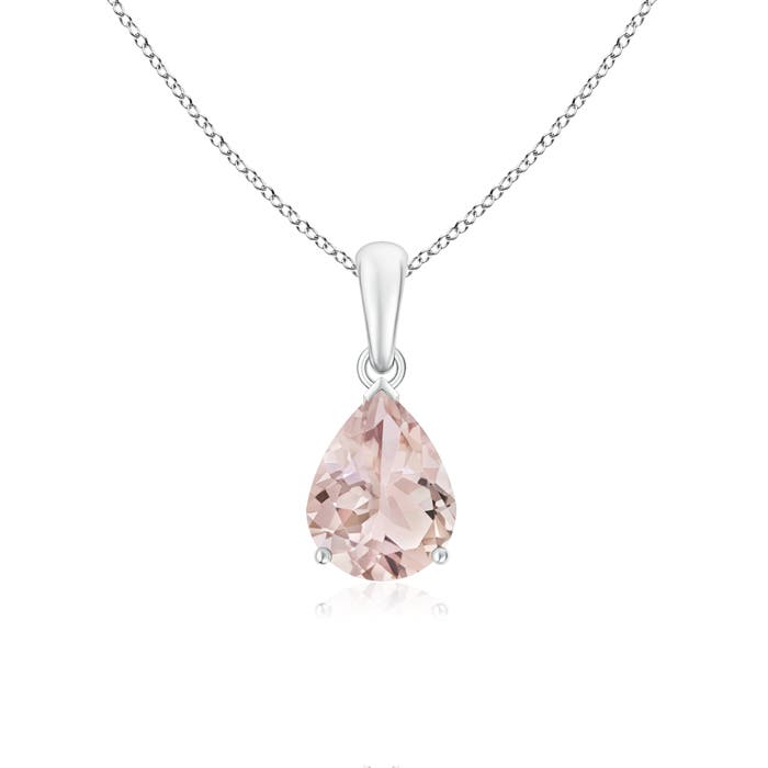 A - Morganite / 1.4 CT / 14 KT White Gold