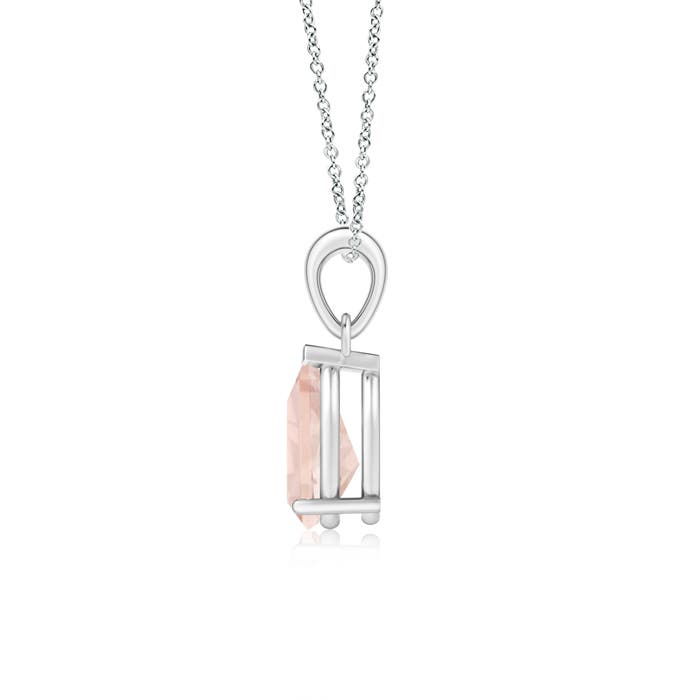 A - Morganite / 1.4 CT / 14 KT White Gold