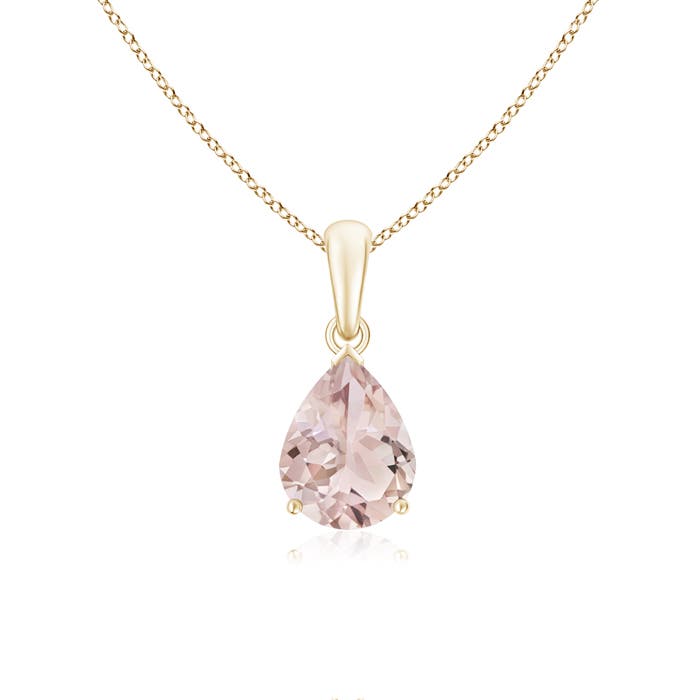 A - Morganite / 1.4 CT / 14 KT Yellow Gold