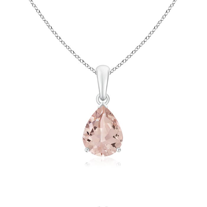 AA - Morganite / 1.4 CT / 14 KT White Gold