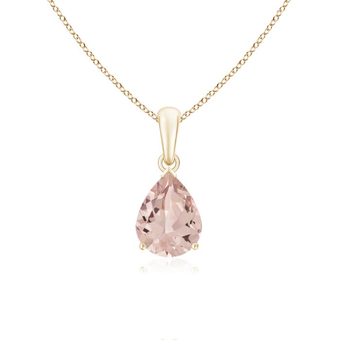 AA - Morganite / 1.4 CT / 14 KT Yellow Gold