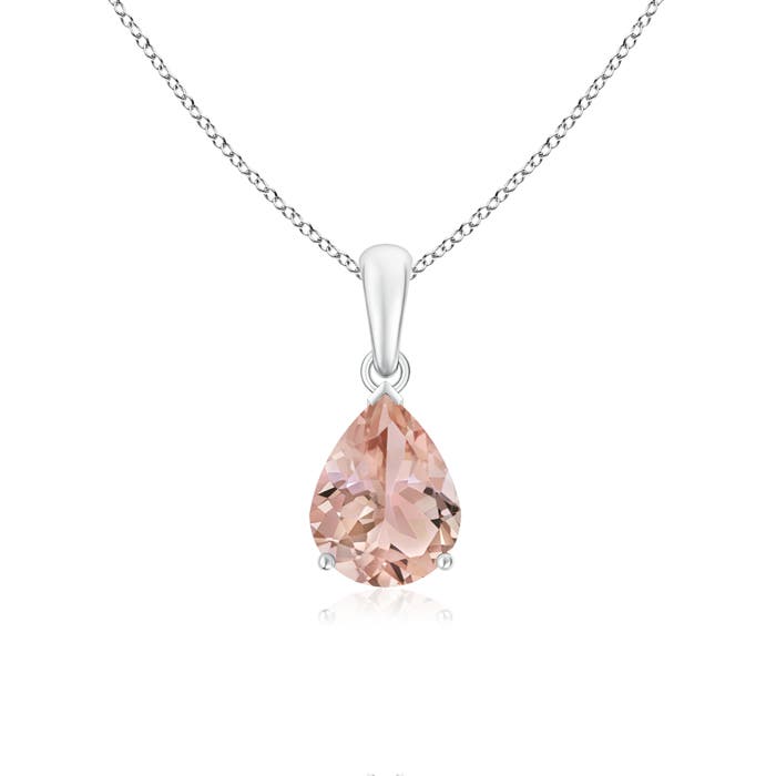 AAA - Morganite / 1.4 CT / 14 KT White Gold