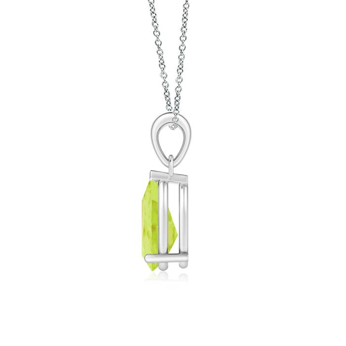 A - Peridot / 1.9 CT / 14 KT White Gold