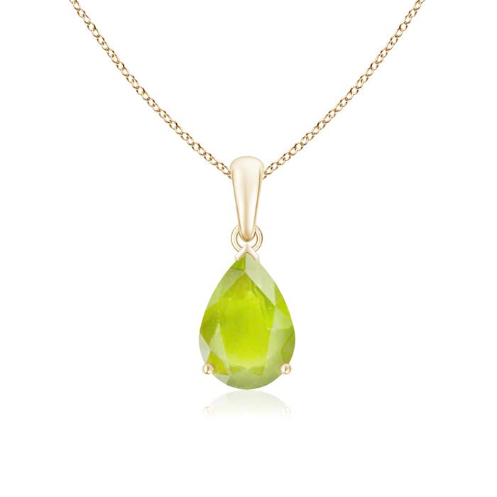 A - Peridot / 1.9 CT / 14 KT Yellow Gold