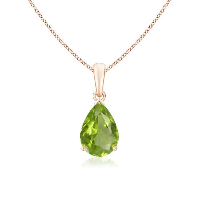 AA - Peridot / 1.9 CT / 14 KT Rose Gold