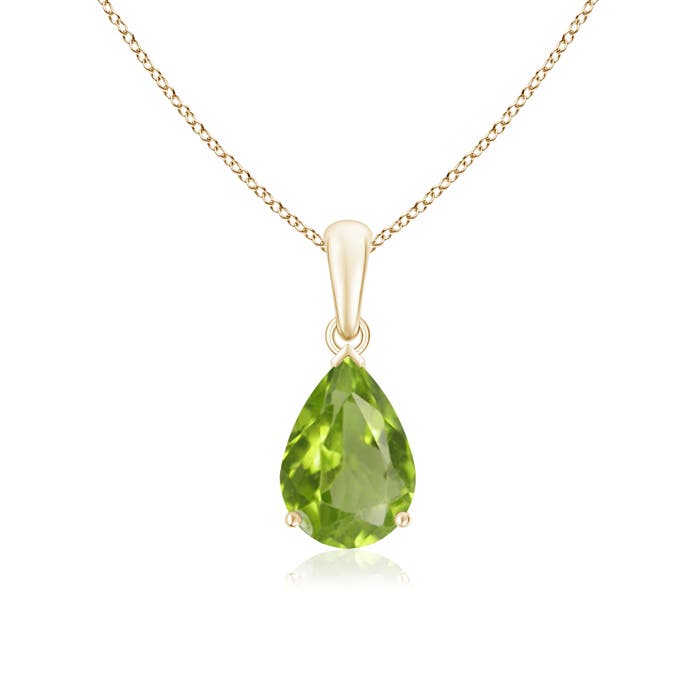 AA - Peridot / 1.9 CT / 14 KT Yellow Gold