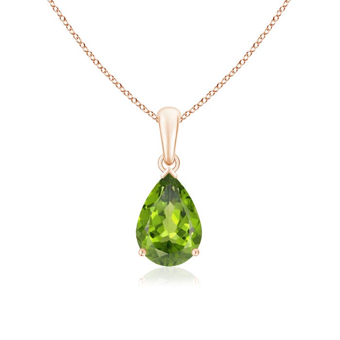 AAA - Peridot / 1.9 CT / 14 KT Rose Gold