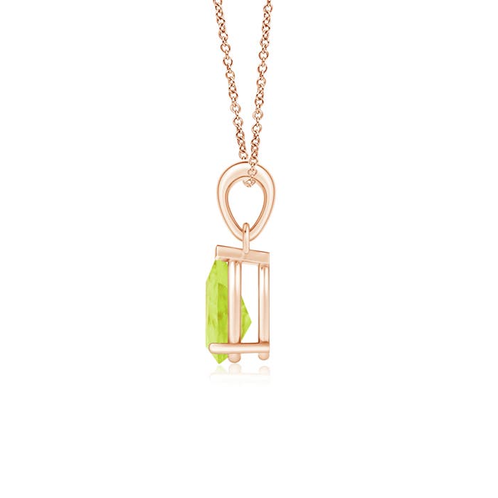 A - Peridot / 1.1 CT / 14 KT Rose Gold