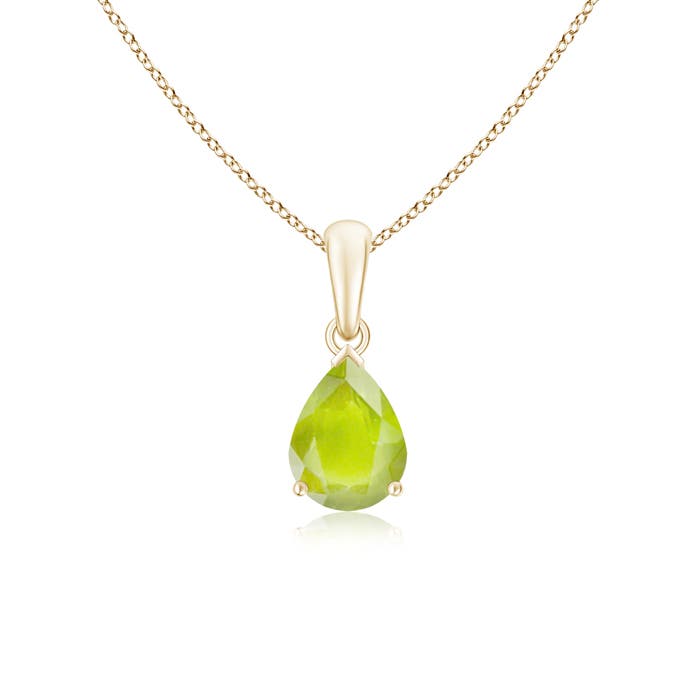 A - Peridot / 1.1 CT / 14 KT Yellow Gold