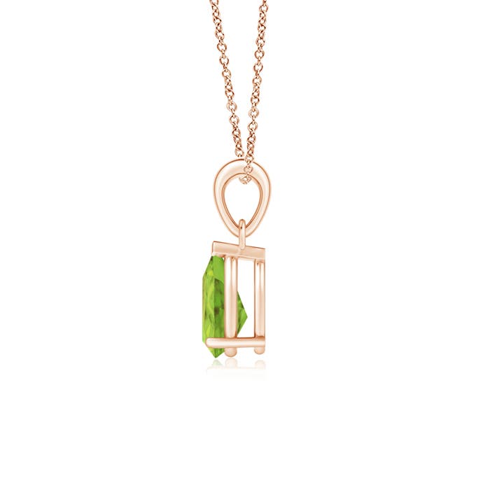 AA - Peridot / 1.1 CT / 14 KT Rose Gold