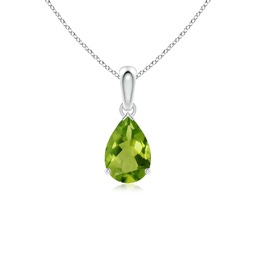 Solitaire Peridot Solitaire Necklaces and Pendants