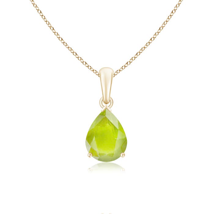 A - Peridot / 1.6 CT / 14 KT Yellow Gold