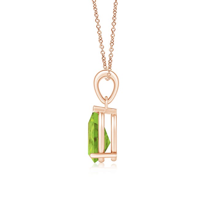 AA - Peridot / 1.6 CT / 14 KT Rose Gold