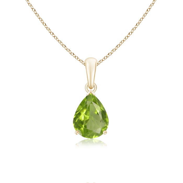 AA - Peridot / 1.6 CT / 14 KT Yellow Gold