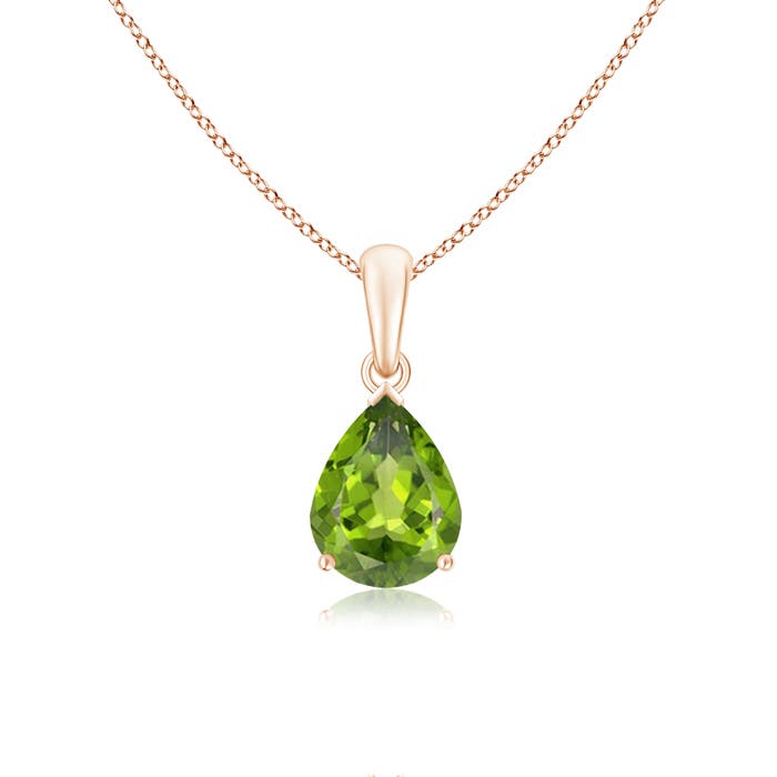 AAA - Peridot / 1.6 CT / 14 KT Rose Gold