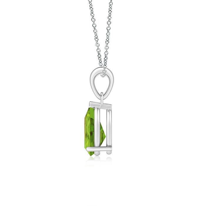 AAA - Peridot / 1.6 CT / 14 KT White Gold