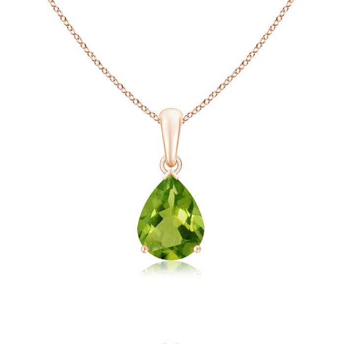 AAAA - Peridot / 1.6 CT / 14 KT Rose Gold