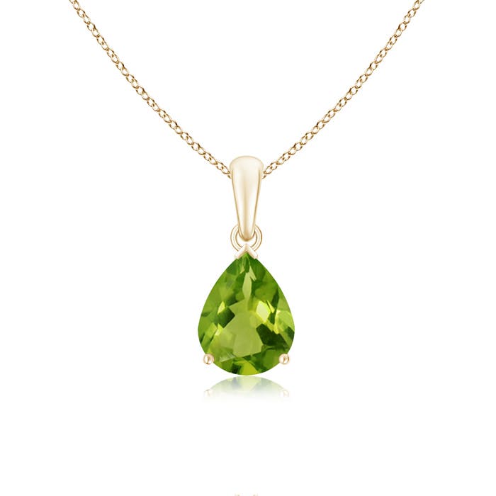 AAAA - Peridot / 1.6 CT / 14 KT Yellow Gold