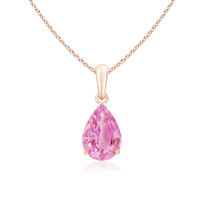 A - Pink Sapphire / 2.5 CT / 14 KT Rose Gold