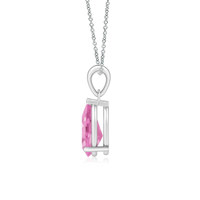 A - Pink Sapphire / 2.5 CT / 14 KT White Gold