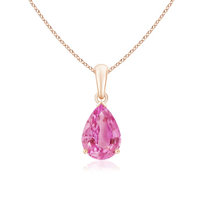 AA - Pink Sapphire / 2.5 CT / 14 KT Rose Gold