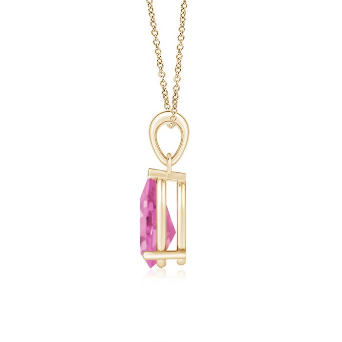 AA - Pink Sapphire / 2.5 CT / 14 KT Yellow Gold