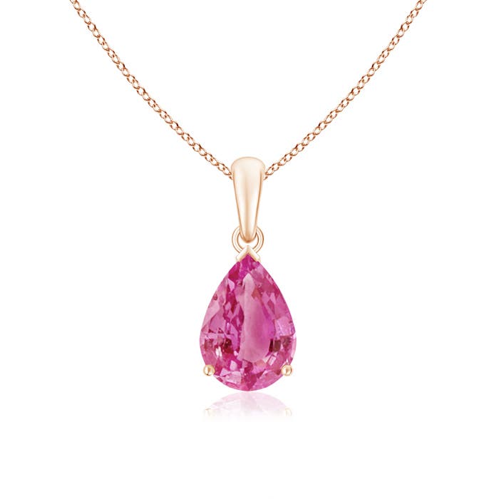 AAA - Pink Sapphire / 2.5 CT / 14 KT Rose Gold