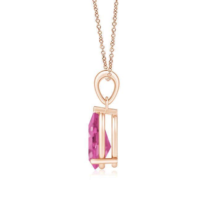 AAA - Pink Sapphire / 2.5 CT / 14 KT Rose Gold