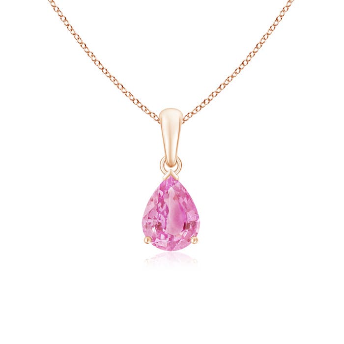 A - Pink Sapphire / 1.25 CT / 14 KT Rose Gold