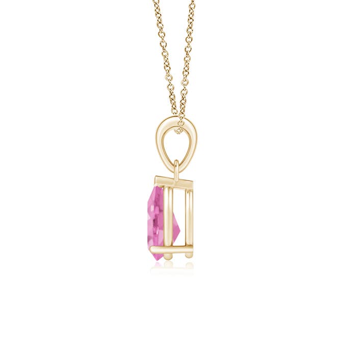 A - Pink Sapphire / 1.25 CT / 14 KT Yellow Gold